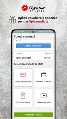 Pizza Hut Delivery Romania android App screenshot 0