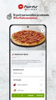 Pizza Hut Delivery Romania android App screenshot 3